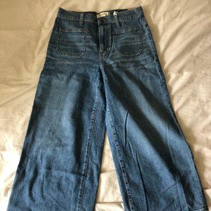 Madewell Wide Leg Crop Jeans NWT